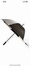Firm Grip Gold Umbrella 60” White & Black New With Tags SKU GT