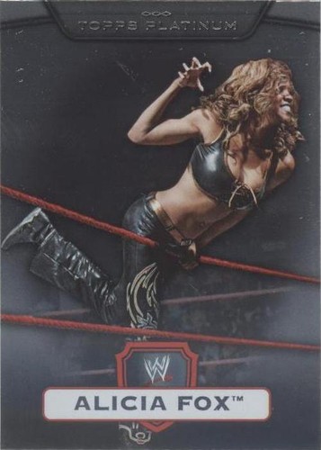 Alicia⟡.·*. 2010 Topps Platinum WWE #125 Alicia Fox | eBay