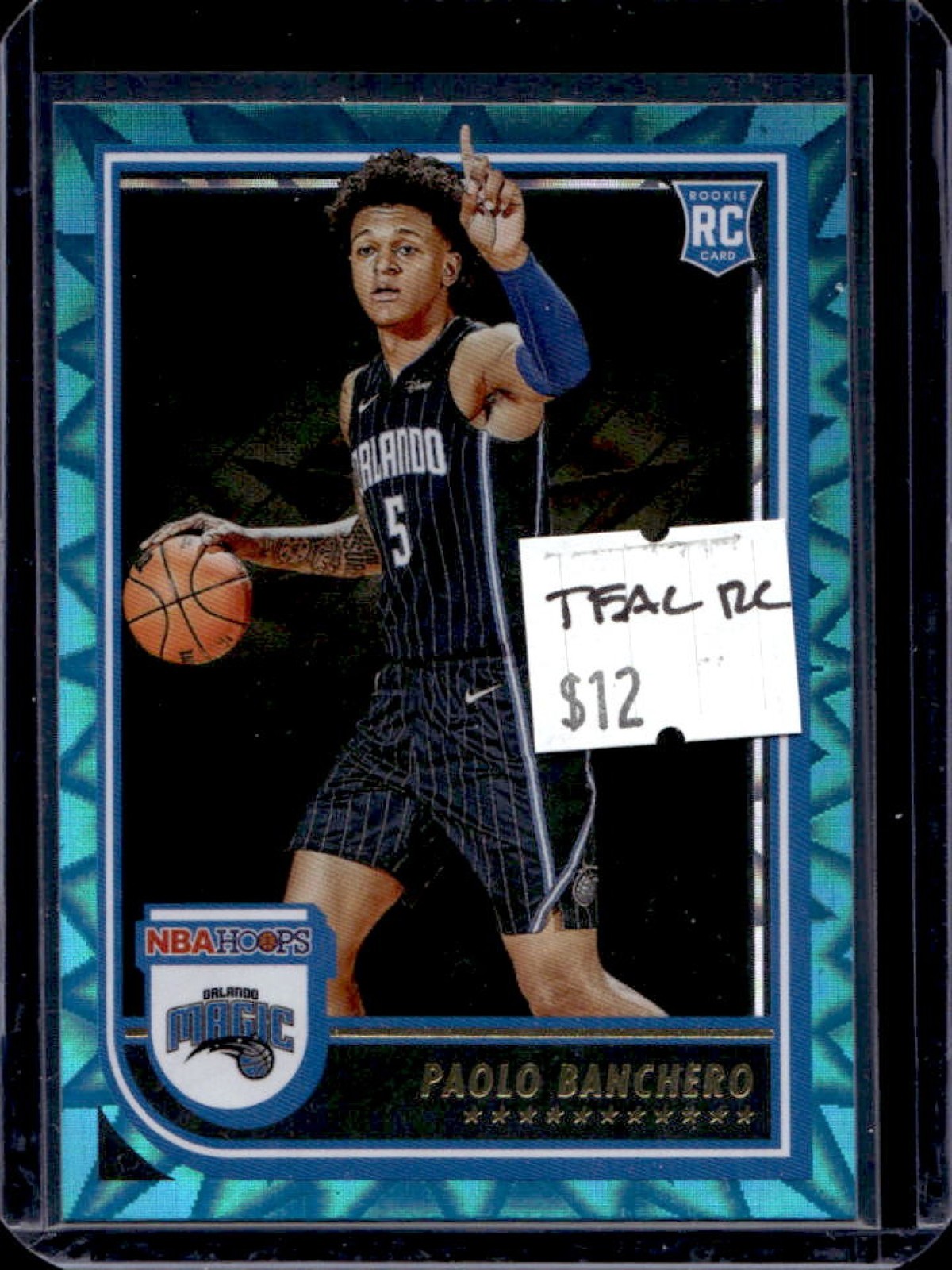 2022-23 Panini Hoops Paolo Banchero RC Teal Explosion Rookie #231 Magic