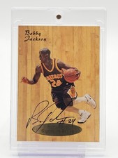 BOBBY JACKSON 1997-98 HARDWOOD SIGNATURE SERIES AUTO /7500 TIMBERWOLVES Q2846