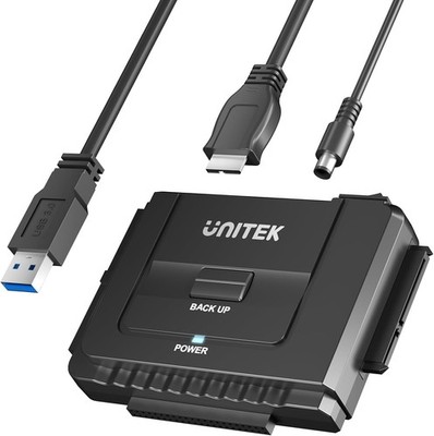 UNITEK USB 3.0 zu IDE SATA Konverter Externer Festplattenadapter für 2.5