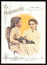 2014 Topps Allen & Ginter  #243 Helen Keller   - FREE SHIP