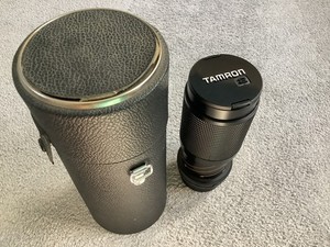 Tamron 70-210mm 3,8 -4 Zoom Macro Lens, with adapter mount and hard case