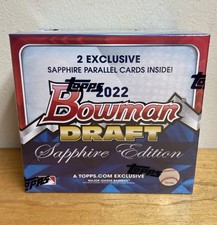 2022 BOWMAN DRAFT SAPPHIRE BASEBALL HOBBY BOX MISIOROWSKI RC SEALED