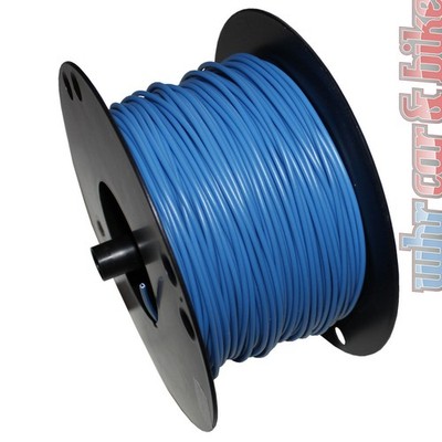 1m Hella Fahrzeugleitung KFZ-Kabel 1,5mm² blau FLY 1,50qmm Kupfer 1-adrig