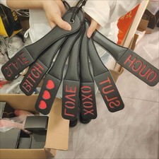 Real/Faux Leather Flogger Riding Crop Spanking Slapper Bondage Sex Whip BDSM Toy