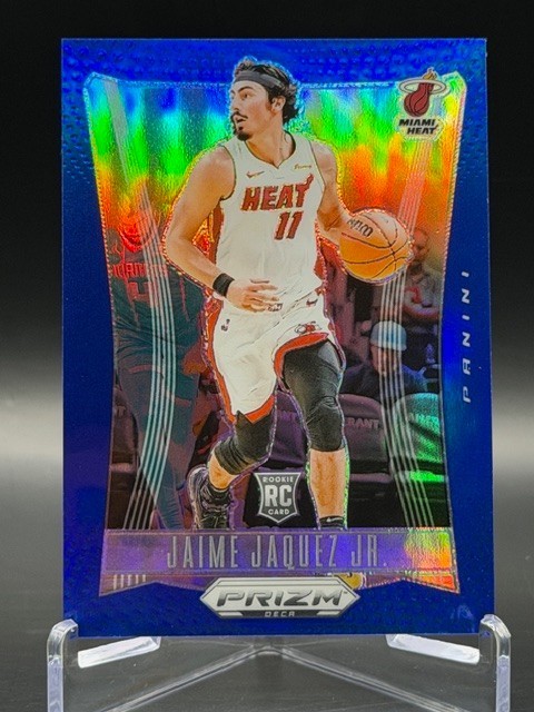 Jaime Jaquez Jr (RC) 2023-24 Panini Deca BLUE Prizm #129 Rookie /149 ~ HEAT