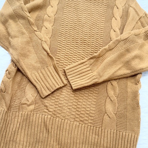 NWT Women WAYF Dani Side Lace-up Sweater In Camel Size Extra Small - Picture 8 of 9