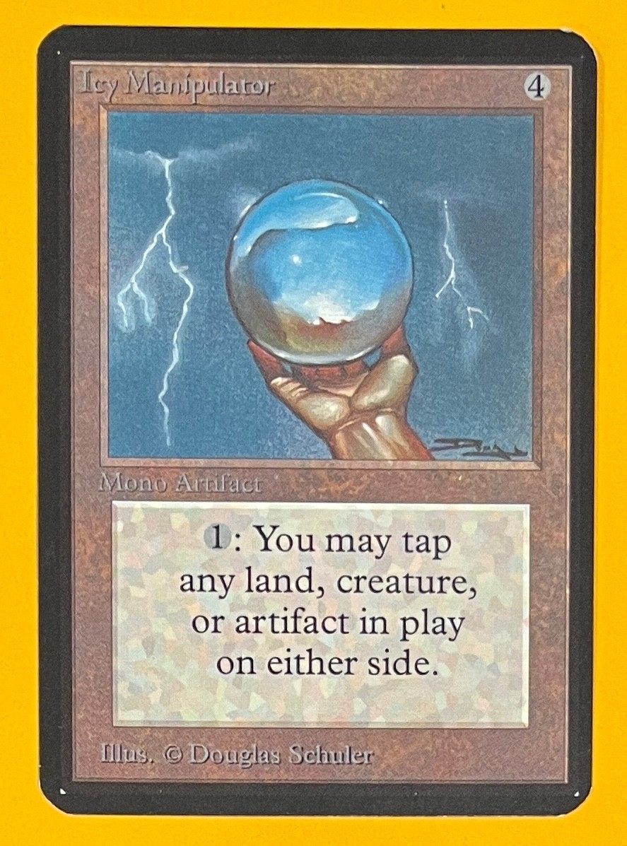 MTG ICY MANIPULATOR Alpha (OldManMTG 012-295)