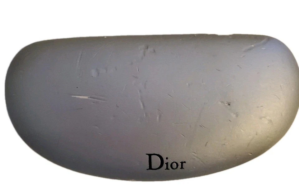 Очки солнцезащитные Christian Dior квадратной формы серебряный логотип монограмма буквы красный коричневый - Изображение 4 из 4