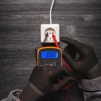 Digital Multimeter LCD Ac/Dc SpannungsmessgeräT Voltmeter Amperemeter Ohmmeter R