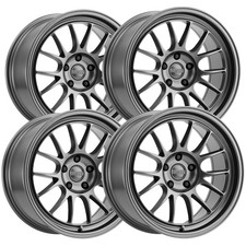 Set Of 4 Kansei K13g Corsa 18x9 5x4.5 35mm Gunmetal Wheels Rims 18 Inch