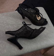 Martini original Vintage handmade lace 1950 heels women 7