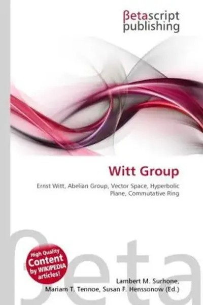 Lambert M. Surhone (U. A.) | Witt Group | Taschenbuch | Englisch (2026)-image