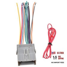 Car Stereo Radio Wiring Harness Connector Adapter Compatible with Select