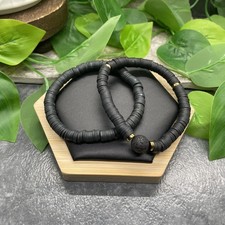 2 PC Set Heishi 7 Plus Stretch Bracelet Polymer Clay Beads Stone B8174