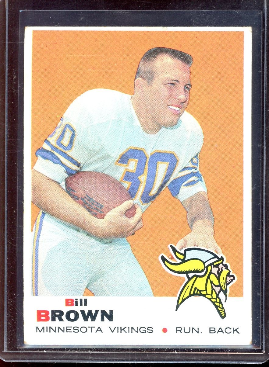 Bill Brown 1969 Topps Football #170