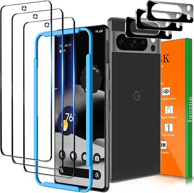 3PCS Screen Protector & Camera Lens Protector for Google Pixel 8 Pro 9H Anti Scr