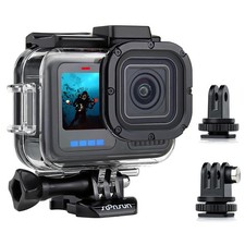 Waterproof Case for GoPro Hero 13 12 11 10 9 Black,196FT/60M Underwater Prote...