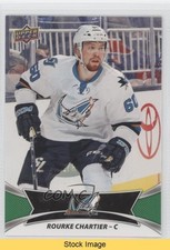 2016-17 Upper Deck AHL SP Green Rourke Chartier #109 READ c7o