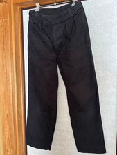 MHL Margaret Howell Cotton Linen Pleated Pants Black Size III MH0326145