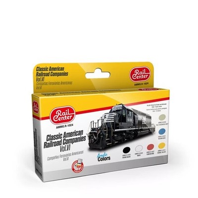 Ammo MIG AMMOR1024 - Classic American Railroad Companies Vol.VI - (6x17ml) - Neu