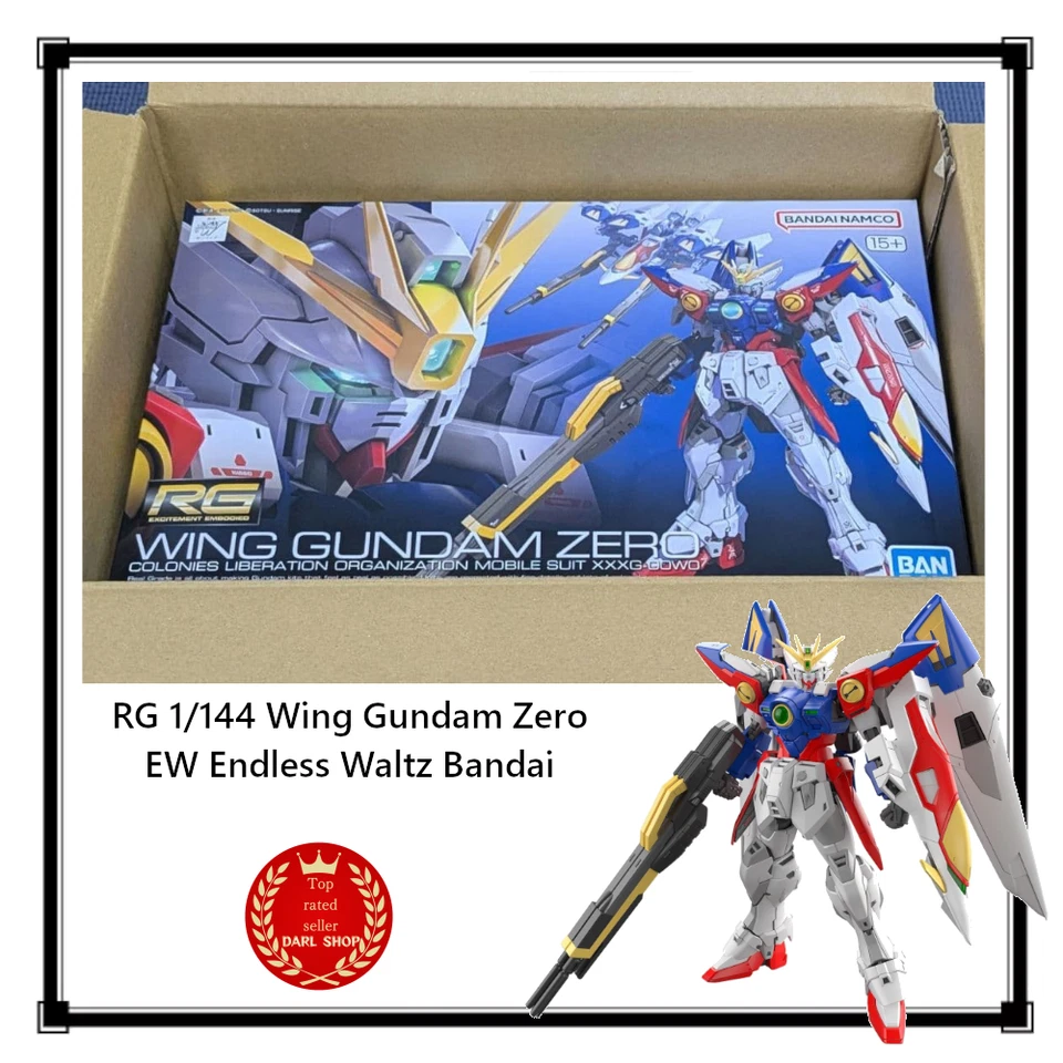 RG 1/144 Wing Gundam Zero EW Endless Waltz Bandai Gunpla Model Kit Japan Neu