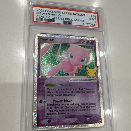 Pokemon PSA 9 Mew ex 88/92 Celebrations Classic Collection EN Holo 2021
