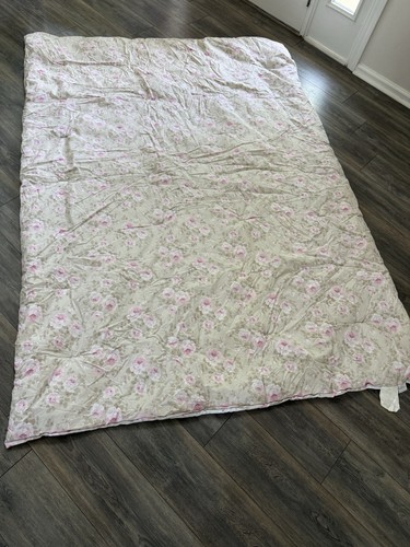 Simply Shabby Chic Rachel Ashwell Steppdecke Twin Floral Rose gesteppt weiß 65x88