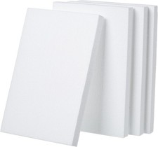 Crafare 12X8X1 Inch Craft Foam Blocks 4 Pack Polystyrene Foam Sheet Rectangle...