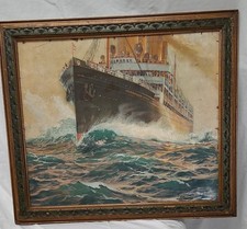 RARE NAUTICAL MARITIME ADVERTISEMENT HANS BOHRDT