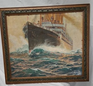 RARE NAUTICAL MARITIME ADVERTISEMENT HANS BOHRDT