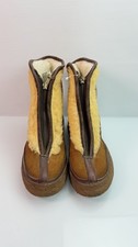 Rare Vintage L.L.BEAN LEATHER SUEDE INNER DEEP PILE BOOTS SIZE M-7 W-8.5