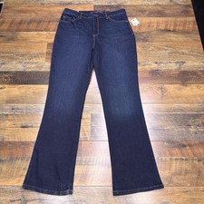 Gloria Vanderbilt Amanda Bootcut Jeans Womens 10 Petite Classic Rise Stretch New