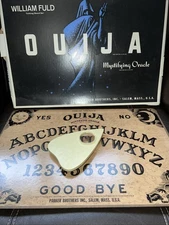Vintage 60s OUIJA Board Parker Brothers William Fuld Salem Halloween Orig Box