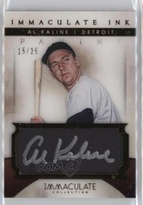 2014 Panini Immaculate Ink Gold 15/25 Al Kaline #50 Auto HOF k8v