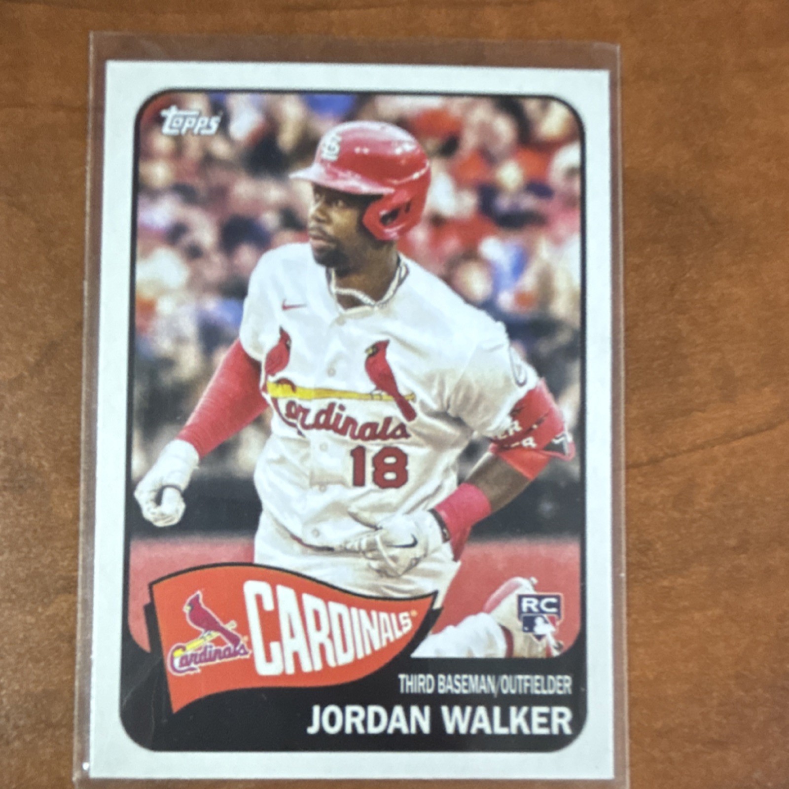 Topps 2023 Archives 1965 Topps Jordan Walker StL Cardinals #154 Rookie Base