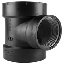 Manufacturer Varies ABS,Tee,11/2in,11/2inHub,11/2inNPT 03413 Manufacturer Varies
