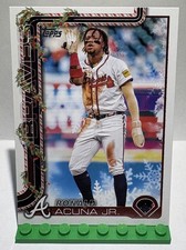 2025 Topps Holiday Baseball #H62 Ronald Acuna Jr. - Atlanta Braves