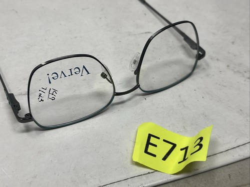 VERVE! EYEWEAR RAVEL COMO NUEVO VERDE GUNMETAL 52-17-142 BISAGRA FLEXIBLE E713 - Imagen 9 de 9