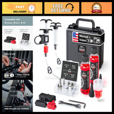 Hydraulic Disc Brake Bleed Kit for Shimano, Tektro, TRP - Includes Mineral Oil