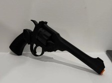 Revólver Webley escala 1:1 utilería impresa en 3D negro réplica de cosplay