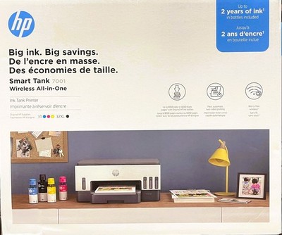 HP Smart Tank 7001 AIO InkJet Printer 2 Yr Refillable Ink Included from HP