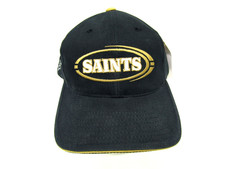 VTG New Orleans Saints Hat Strapback Annco Game Day NFL Spellout Logo NWT