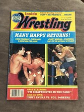 Inside Wrestling Magazine April 1987 Steamboat Savage Windham Snuka NO LABEL!