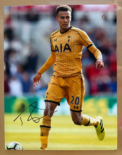 Tottenham  Hotspur Dele Alli   Signed Autograph 11x14 Photo COA #6
