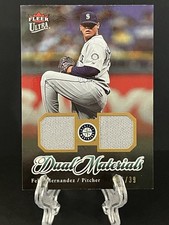 2007 Fleer Ultra Felix Hernandez Dual Materials Patch #’d /39 Mariners #DM-FH