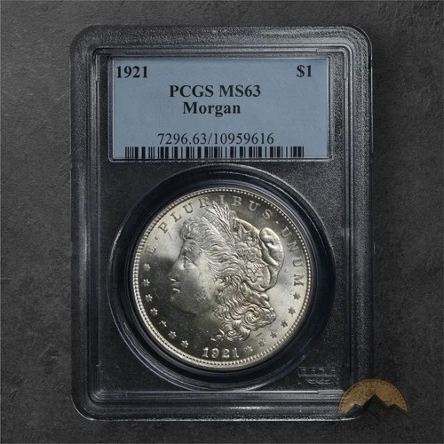 1921 Silver Morgan Dollar $1 - PCGS MS63 - Philadelphia