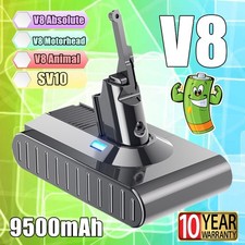 9500mAh For Dyson V8 Animal Absolute Motorhead Trigger Battery/Filter