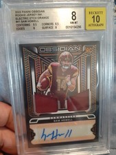 2022 Panini Obsidian RC Jersey Ink Electric ETCH Orange #RJI-SHO 9/99 Gem Mint 8
